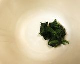 ほうれん草入りチーズスクランブルエッグ作り方1写真