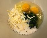 ほうれん草入りチーズスクランブルエッグ作り方2写真