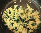 ほうれん草入りチーズスクランブルエッグ作り方4写真