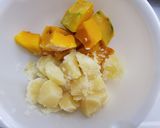 簡単！カボチャのポテトサラダ作り方1写真