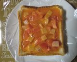 レンジで３分♪トマたまバーガーパン作り方4写真