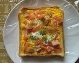 レンジで３分♪トマたまバーガーパン作り方5写真