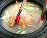 和の具材が美味！丸鶏のあっさり参鶏湯作り方21写真