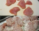 鶏胸肉のピザソース風炒め♪作り方1写真