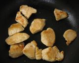 鶏胸肉のピザソース風炒め♪作り方3写真