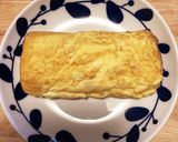 中からチーズがとろ～りだし巻き玉子♪作り方3写真