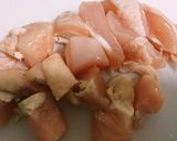 卵と鶏のエノキ和え作り方4写真