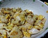 卵と鶏のエノキ和え作り方7写真