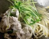 豚肉と野菜のかんずりポン酢和え作り方1写真