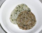 ５分粥deおやき　ほうれん草バージョン作り方4写真