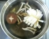 茸と豆腐のお吸い物作り方2写真