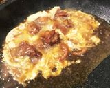 簡単ズボラ焼き鳥缶詰de親子丼作り方4写真