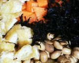 〔常備菜〕ふっくら煎り大豆とヒジキの煮豆作り方4写真