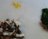 ほうれん草と椎茸　柚子の香お浸し作り方4写真
