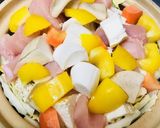 素朴・寄せ鍋●見た目ゴロゴロの鶏野菜鍋作り方2写真