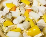 素朴・寄せ鍋●見た目ゴロゴロの鶏野菜鍋作り方4写真
