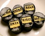 寿司型・模様巻き(東京タワー)作り方10写真