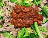 牛肉とキャベツの麻婆炒め作り方5写真