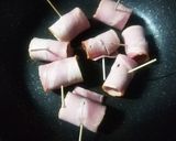 クミンがポイント、小いものベーコン巻き作り方2写真