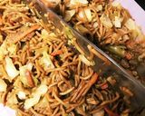 調理済焼きそばで♡お弁当そばめし作り方1写真