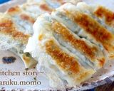 丸めるだけ★お餅と魚肉ソーセージの棒餃子作り方7写真