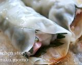 丸めるだけ★お餅と魚肉ソーセージの棒餃子作り方8写真