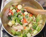 リーキのクラムチャウダー作り方7写真