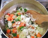 リーキのクラムチャウダー作り方8写真