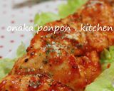 鶏胸肉のピザソース風炒め♪作り方4写真