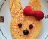 うさぎさん人参パンケーキ作り方4写真