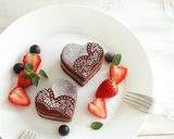 簡単本命バレンタインに＾＾生チョコケーキ作り方47写真