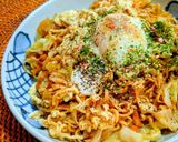 ペヤングソース焼きそばアレンジ✿温泉卵編作り方10写真