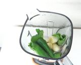 強力ミキサーで小松菜のグリーンスムージー作り方6写真