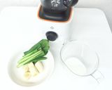 強力ミキサーで小松菜のグリーンスムージー作り方5写真