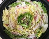豚バラ肉と白菜のミルフィーユ鍋 節約簡単作り方6写真