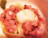 【激雑！】ネギトロ温玉うどん【簡単！】作り方2写真