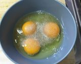 キャベツとハムの卵焼き作り方3写真