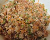 レンジで簡単☆野菜たっぷり鶏そぼろ作り方3写真
