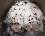 七草粥　鶏肉と菜の花トッピング作り方8写真