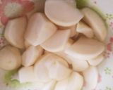 七草粥　鶏肉と菜の花トッピング作り方1写真