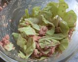 レンジで簡単★豚キャベマヨ醤油のTKG作り方2写真