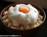 レンジで簡単★豚キャベマヨ醤油のTKG作り方5写真