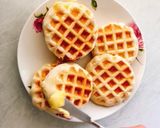 クリームチーズ入りワッフルチーズナン作り方22写真