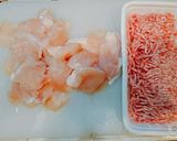 ☆簡単！ひき肉と鶏むねの肉じゃが☆作り方1写真