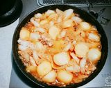 ☆簡単！ひき肉と鶏むねの肉じゃが☆作り方8写真