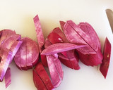 簡単おすすめ！紫芋はやっぱり素揚げッ◎作り方1写真