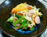 桃の節句♥なばな彩り野菜炒め作り方9写真