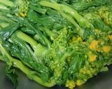 お年寄り絶賛シリーズ❗菜花、卵焼き❗作り方5写真