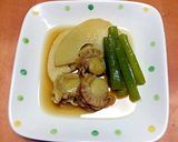 フキと筍とベビーホタテの煮物作り方7写真