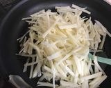 シャキシャキポテトとコーンビーフ炒め♡作り方5写真